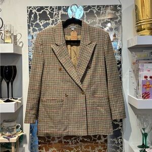 Vintage Houndstooth Blazer